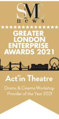 Act'iin Theatre July SME Greater London Enterprise Awards 2021 Winners Logo