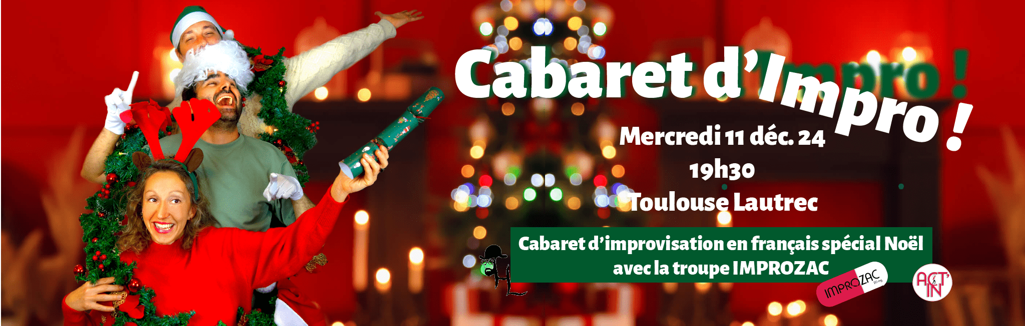 Cabaret impro special noel